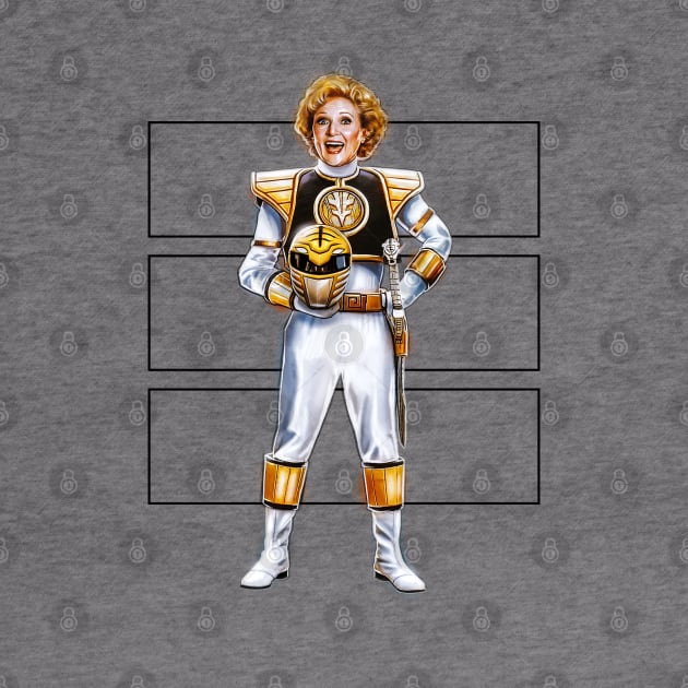 Betty White Ranger by spaceboycomics